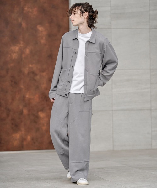 CAMBIO(カンビオ)の「mj11385- 2ポケットカットGジャン(その他アウター・メンズ・グレー/オリーブ/ブラック・M/L/XL)」の14枚目の写真