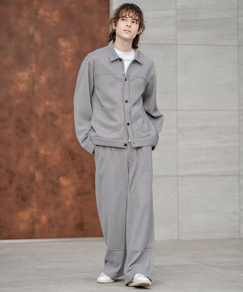 CAMBIO(カンビオ)の「mj11385- 2ポケットカットGジャン(その他アウター・メンズ・グレー/オリーブ/ブラック・M/L/XL)」の15枚目の写真