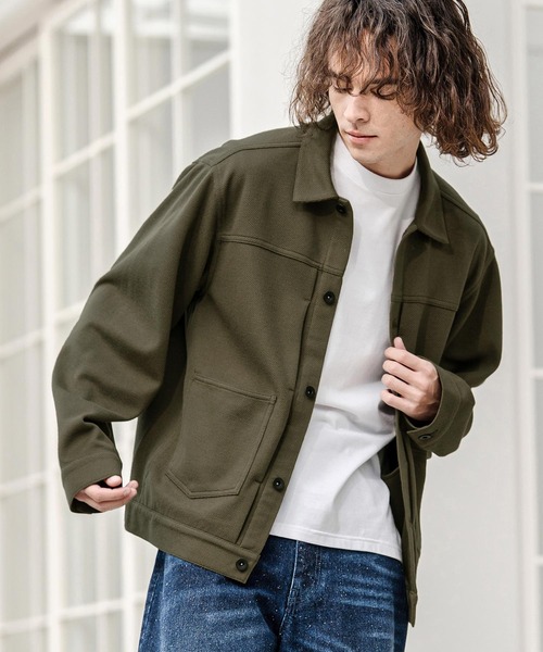 CAMBIO(カンビオ)の「mj11385- 2ポケットカットGジャン(その他アウター・メンズ・グレー/オリーブ/ブラック・M/L/XL)」の17枚目の写真