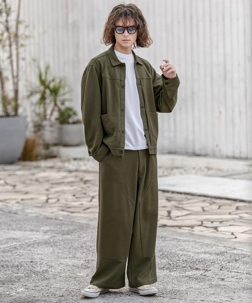 CAMBIO(カンビオ)の「mj11385- 2ポケットカットGジャン(その他アウター・メンズ・グレー/オリーブ/ブラック・M/L/XL)」の19枚目の写真