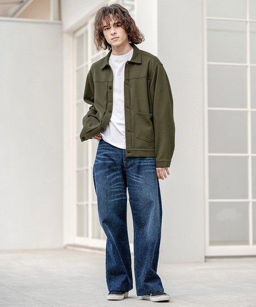 CAMBIO(カンビオ)の「mj11385- 2ポケットカットGジャン(その他アウター・メンズ・グレー/オリーブ/ブラック・M/L/XL)」の20枚目の写真