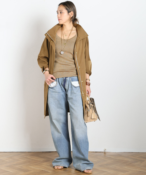 AP STUDIO（エーピーストゥディオ）の「メタリックリブニット(ゴールド)（タンクトップ・レディース・ゴールド・FREE）」の8枚目の写真