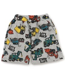 働く車総柄ショーツ