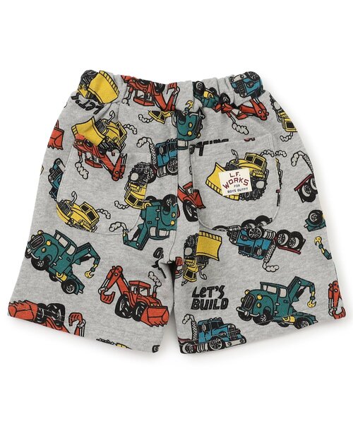 F.O.KIDS(エフオーキッズ)の「働く車総柄ショーツ(その他パンツ・キッズ・アイボリー/グレー・80/90/100/110/120/130/140)」の3枚目の写真