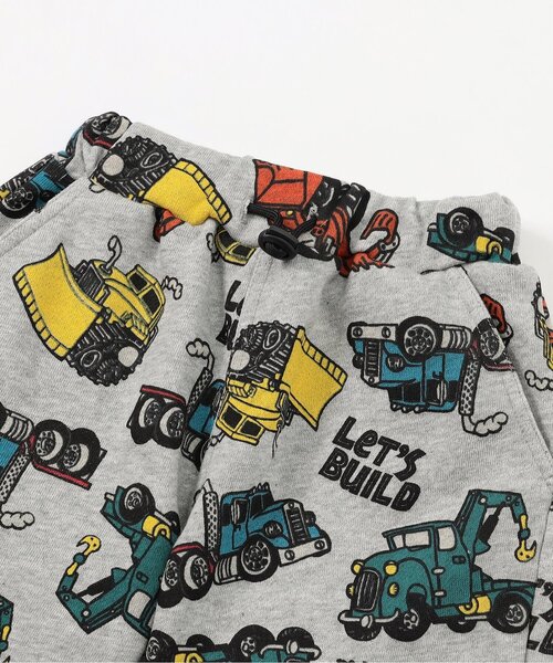 F.O.KIDS(エフオーキッズ)の「働く車総柄ショーツ(その他パンツ・キッズ・アイボリー/グレー・80/90/100/110/120/130/140)」の5枚目の写真