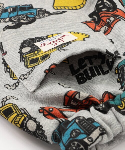 F.O.KIDS(エフオーキッズ)の「働く車総柄ショーツ(その他パンツ・キッズ・アイボリー/グレー・80/90/100/110/120/130/140)」の9枚目の写真