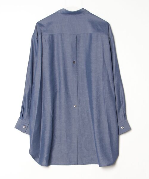 ROYAL FLASH（ロイヤルフラッシュ）の「＠ナチュラルドライシャンブレーＬＳシャツ（Tシャツ/カットソー・レディース・ブルー/ネイビー・1）」の3枚目の写真