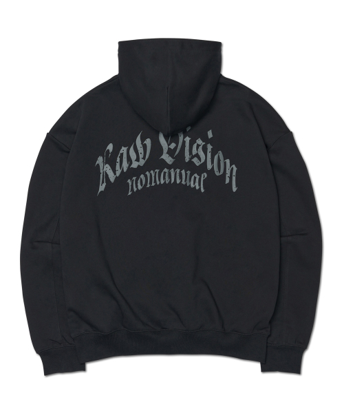 NOMANUAL(NOMANUAL)の「F.P HOODED ZIP-UP - BLACK(パーカー・レディース・その他・LARGE/SMALL/MEDIUM/X-LARGE)」の1枚目の写真