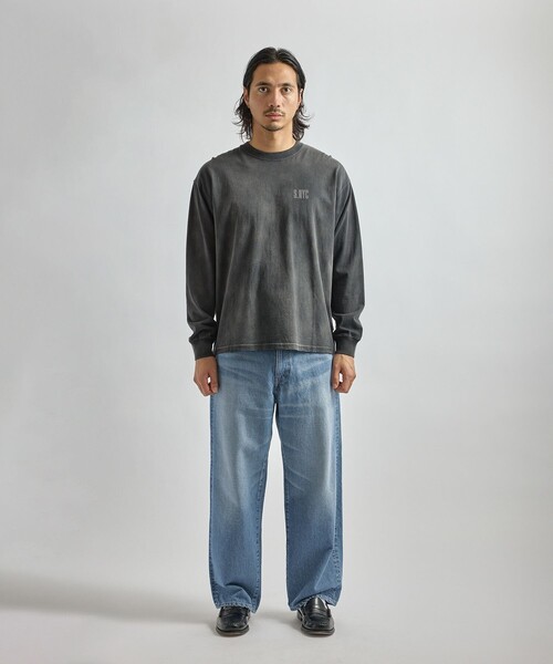 Saturdays NYC（サタデーズ ニューヨークシティ ）の「Collegiate Printed LS T-Shirt（Tシャツ/カットソー・メンズ・キナリ/スミクロ/オリーブ・XL/S/M/L）」の7枚目の写真