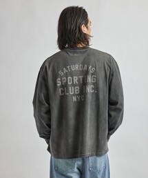 Saturdays NYC | Collegiate Printed LS T-Shirt(Tシャツ/カットソー)