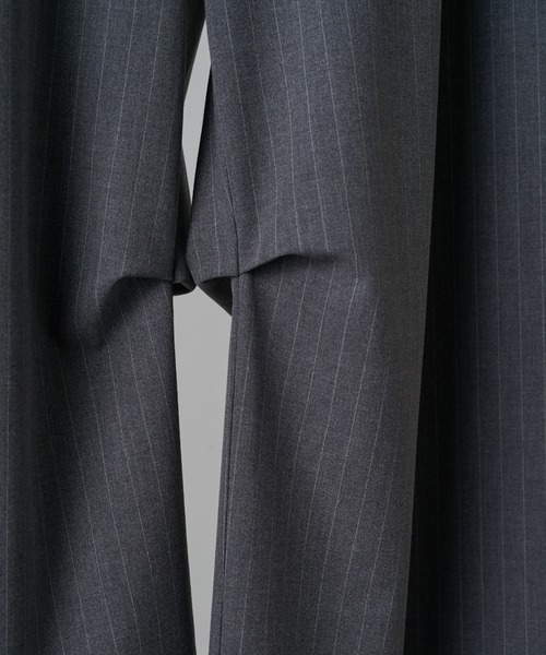 Lui's(ルイス)の「ストライプワイドスラックス(スラックス・メンズ・ブラック/ネイビー/グレー・S/M)」の7枚目の写真