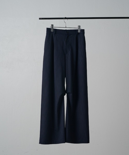 Lui's(ルイス)の「ストライプワイドスラックス(スラックス・メンズ・ブラック/ネイビー/グレー・S/M)」の4枚目の写真