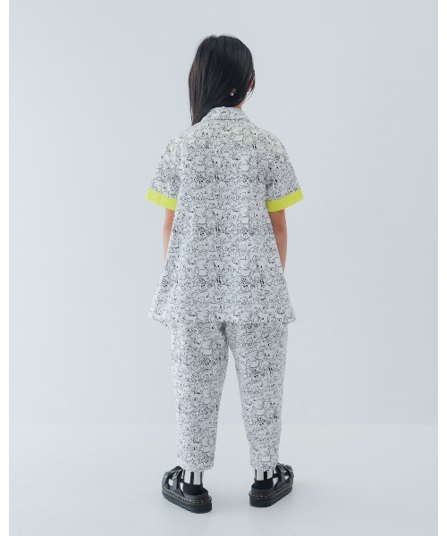 unica(ユニカ)の「many Bearテーパードパンツ(その他パンツ・キッズ・ブラック/オフホワイト・XL/L)」の5枚目の写真