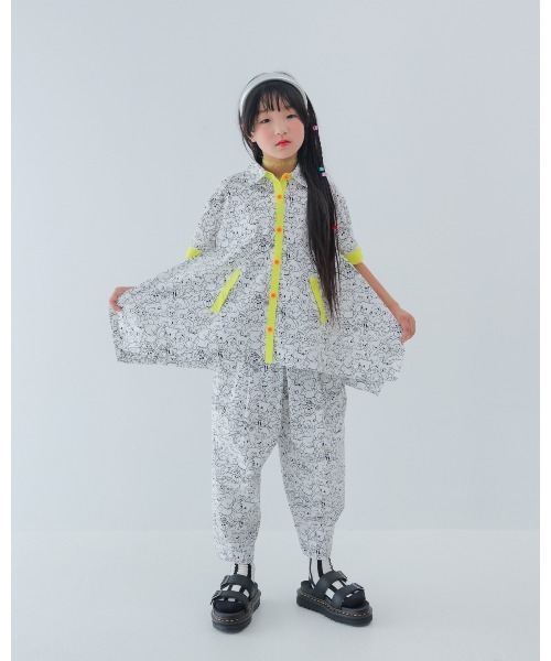 unica(ユニカ)の「many Bearテーパードパンツ(その他パンツ・キッズ・ブラック/オフホワイト・XL/L)」の7枚目の写真
