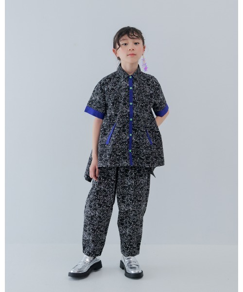 unica(ユニカ)の「many Bearテーパードパンツ(その他パンツ・キッズ・ブラック/オフホワイト・XL/L)」の9枚目の写真