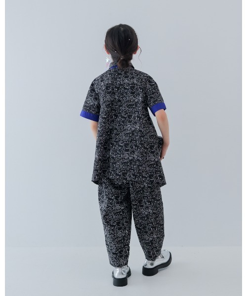 unica(ユニカ)の「many Bearテーパードパンツ(その他パンツ・キッズ・ブラック/オフホワイト・XL/L)」の10枚目の写真