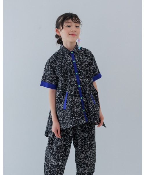 unica(ユニカ)の「many Bearテーパードパンツ(その他パンツ・キッズ・ブラック/オフホワイト・XL/L)」の11枚目の写真