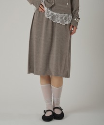 MUHET（ミュエータ）の「【set up可能】border skirt / ボーダースカート（スカート）」