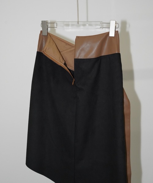 chuclla(チュクラ)の「【CHENTAITAI】アシンメトリーベルトラップスカート CTW26s011(スカート・レディース・ブラック・S/M/L)」の13枚目の写真