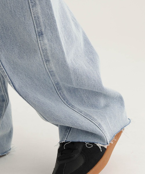 studio CLIP（スタディオクリップ）の「【daily CLIP】デニムヨークパンツ（デニムパンツ・レディース・ブラック/ライトブルー・FREE）」の22枚目の写真