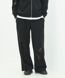 SEQUENZ（シークエンズ）の「【SEQUENZ/シークエンズ】ダメージ加工スウェットパンツ（スウェットパンツ）」