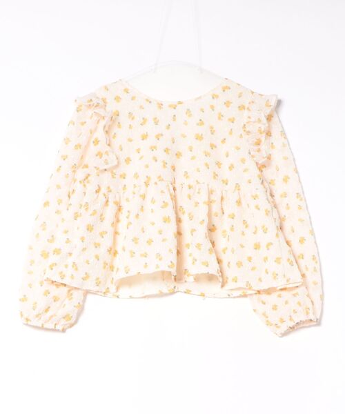 flower（フラワー）の「ハピネスブルームブラウス（シャツ/ブラウス・レディース・ピンク/イエロー・FREE）」の3枚目の写真