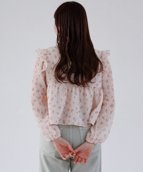 flower（フラワー）の「ハピネスブルームブラウス（シャツ/ブラウス・レディース・ピンク/イエロー・FREE）」の8枚目の写真