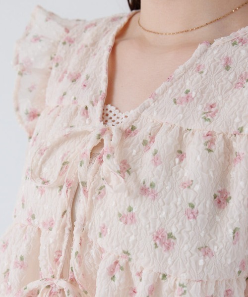 flower（フラワー）の「ハピネスブルームブラウス（シャツ/ブラウス・レディース・ピンク/イエロー・FREE）」の13枚目の写真