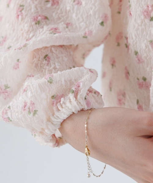 flower（フラワー）の「ハピネスブルームブラウス（シャツ/ブラウス・レディース・ピンク/イエロー・FREE）」の14枚目の写真