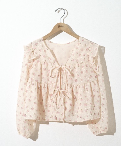 flower（フラワー）の「ハピネスブルームブラウス（シャツ/ブラウス・レディース・ピンク/イエロー・FREE）」の19枚目の写真