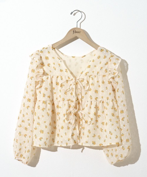flower（フラワー）の「ハピネスブルームブラウス（シャツ/ブラウス・レディース・ピンク/イエロー・FREE）」の20枚目の写真