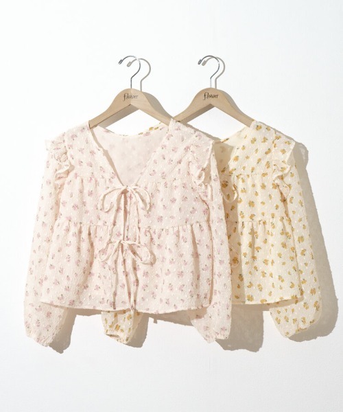 flower（フラワー）の「ハピネスブルームブラウス（シャツ/ブラウス・レディース・ピンク/イエロー・FREE）」の21枚目の写真