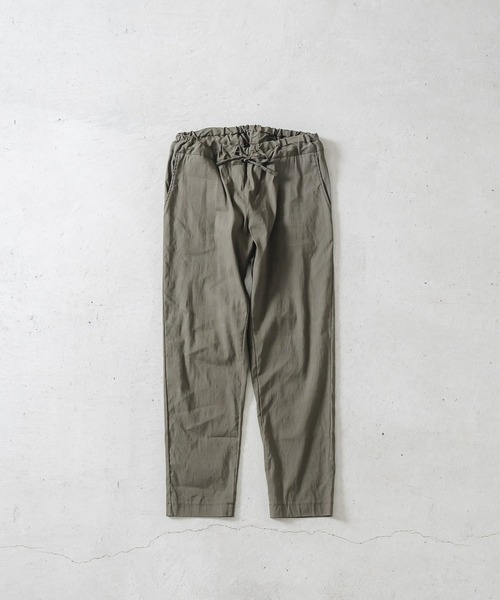 quadro(クオドロ)の「ハイブリッドストレッチリネンイージーパンツ(その他パンツ・メンズ・ブラウン/カーキ・MEDIUM)」の3枚目の写真