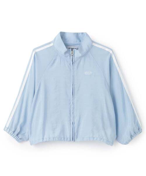 minimal（ミニマル）の「【UVカット】【冷房対策】シアーブルゾン（ブルゾン・キッズ・サックスブルー/ブラック/オフホワイト・120cm/130cm/140cm/110cm/100cm）」の3枚目の写真