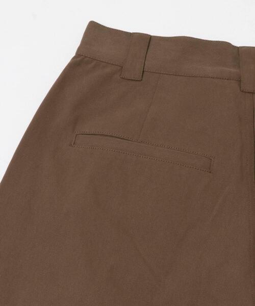 SENSE OF PLACE by URBAN RESEARCH（センスオブプレイスバイアーバンリサーチ）の「コットンツイルタックワイドパンツ（その他パンツ・メンズ・ネイビー/ブラウン・MEDIUM/LARGE）」の10枚目の写真