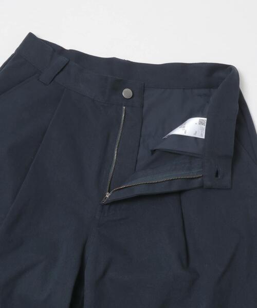 SENSE OF PLACE by URBAN RESEARCH（センスオブプレイスバイアーバンリサーチ）の「コットンツイルタックワイドパンツ（その他パンツ・メンズ・ネイビー/ブラウン・MEDIUM/LARGE）」の16枚目の写真