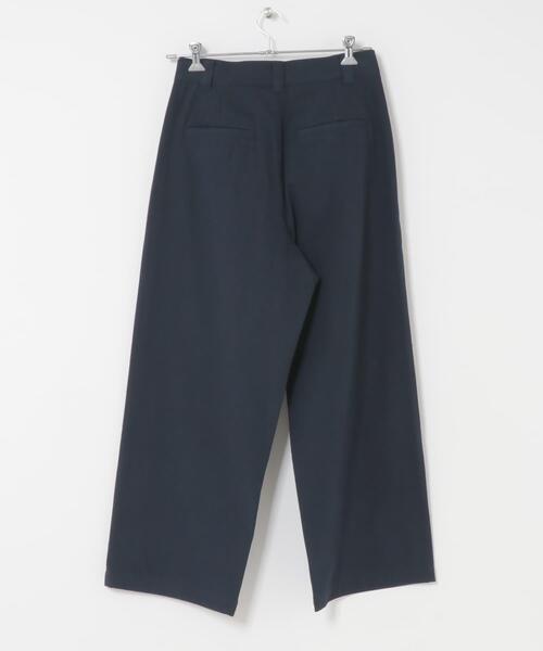 SENSE OF PLACE by URBAN RESEARCH（センスオブプレイスバイアーバンリサーチ）の「コットンツイルタックワイドパンツ（その他パンツ・メンズ・ネイビー/ブラウン・MEDIUM/LARGE）」の18枚目の写真