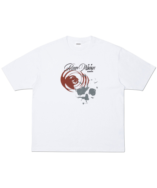 NOMANUAL(NOMANUAL)の「3C SKULL T-SHIRT - WHITE(Tシャツ/カットソー・レディース・その他・MEDIUM/LARGE/SMALL/X-LARGE)」の1枚目の写真