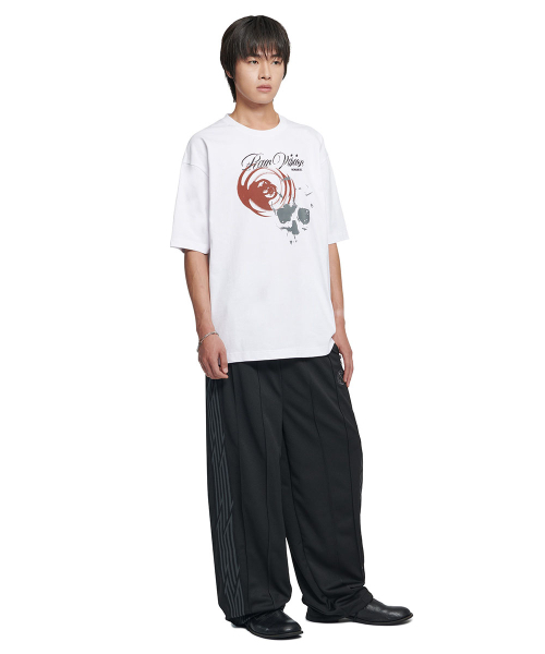 NOMANUAL(NOMANUAL)の「3C SKULL T-SHIRT - WHITE(Tシャツ/カットソー・レディース・その他・MEDIUM/LARGE/SMALL/X-LARGE)」の3枚目の写真