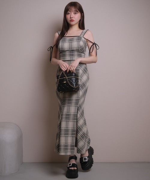 LIPSERVICE(リップサービス)の「マーメイドキャミワンピース(ワンピース・レディース・その他1/その他2/アイボリー/ブラック・S/M)」の14枚目の写真