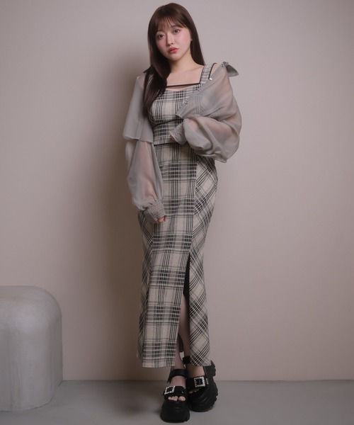 LIPSERVICE(リップサービス)の「マーメイドキャミワンピース(ワンピース・レディース・その他1/その他2/アイボリー/ブラック・S/M)」の10枚目の写真