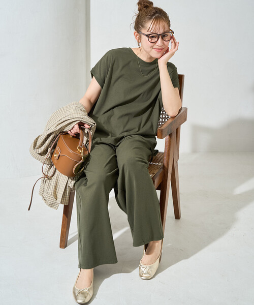 セール】限定展開 ハイツイスト フレンチ スリーブ セットアップ(T
