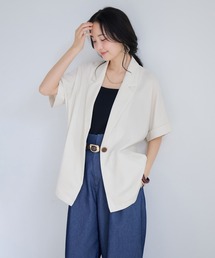VIS | Light Airyシングルドルマンジャケット/UVケア・接触冷感・吸水速乾(テーラードジャケット)