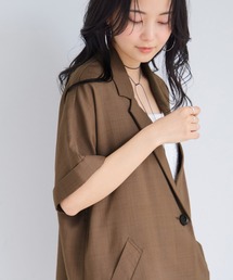 VIS | Light Airyシングルドルマンジャケット/UVケア・接触冷感・吸水速乾(テーラードジャケット)