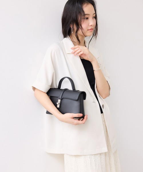 VIS（ビス）の「Light Airyシングルドルマンサマージャケット/UVケア・接触冷感・吸水速乾（テーラードジャケット・レディース・ブラック/キナリ/グリーン系その他2・FREE）」の10枚目の写真