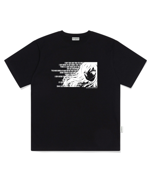 ESCAPEFROM(エスケープフロム)の「フレームガールプリントオーバーサイズ半袖Tシャツブラック(Tシャツ/カットソー・レディース・その他・SMALL/MEDIUM/LARGE)」の2枚目の写真