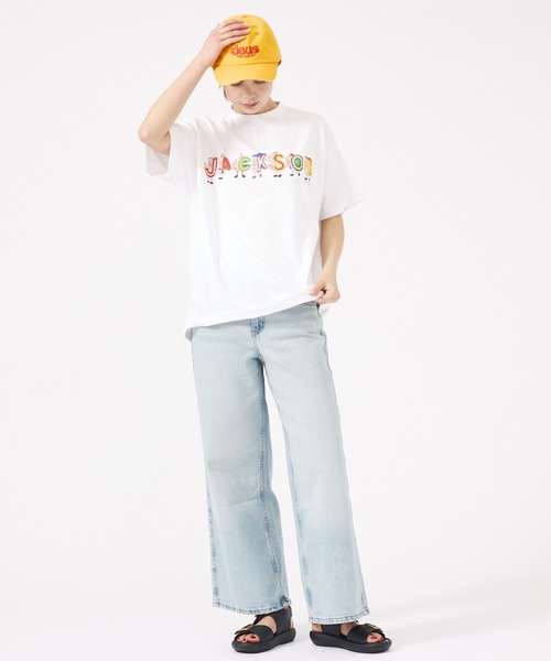 JACKSON MATISSE(ジャクソンマティス)の「【JACKSON MATISSE / ジャクソン マティス】『ポンキッキーズ』P-chan T-ShirユニセックスTシャツ(Tシャツ/カットソー・メンズ・ホワイト・M)」の2枚目の写真
