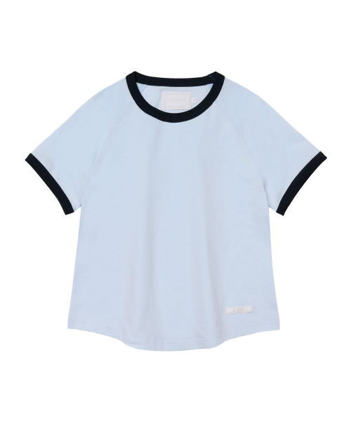 AMESWORLDWIDE(アメスワールドワイド)の「CLASSIC ROUND HEM RINGER TEE BLUE(Tシャツ/カットソー・レディース・その他・SMALL/MEDIUM)」の3枚目の写真