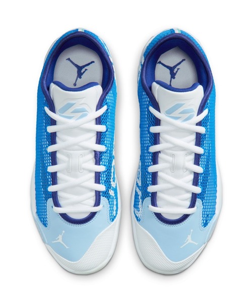 JORDAN BRAND（ジョーダンブランド）の「【別注】ジョーダン  ジョーダン LUKA 77 PF 限定コラボ（スニーカー・メンズ・ホワイト×ブルー・24.5cm/25.0cm/25.5cm/26.0cm/26.5cm/27.0cm/28.0cm/24.0cm/27.5cm）」の4枚目の写真