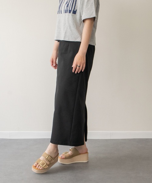 inter-chaussures(インターショシュール)の「【Oh my Sandals】ダブルバックル厚底ウエッジサンダル(E62500)(サンダル・レディース・ベージュ/ブラック・37/36/38/39)」の5枚目の写真